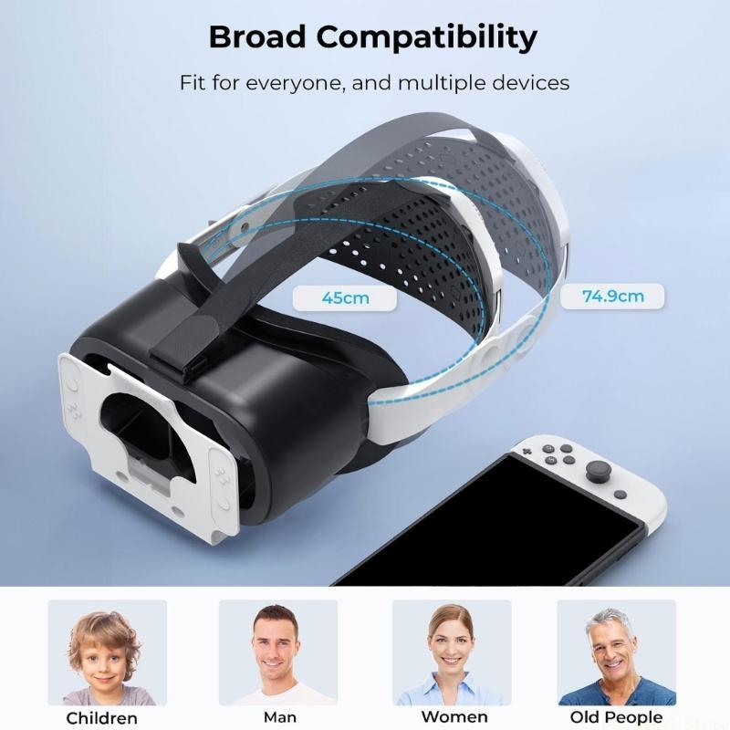 Virtual Gaming Accessories - سماعات E56B نظارات الواقع الافتراضي لسماعات