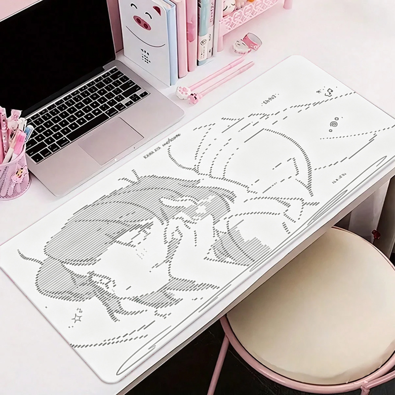 Gaming Accessories Girls - لوحة ماوس جلدية كبيرة بتصميم أنمي