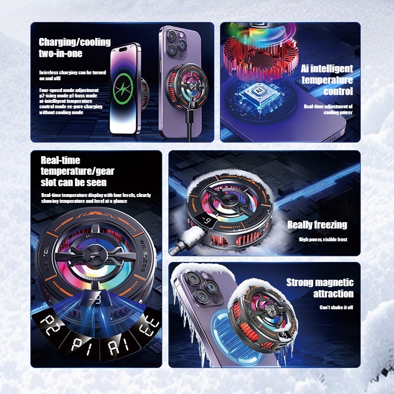 مبرد هاتف مغناطيسي K28 مع شاحن - مراجعة Gaming Accessories Phone وسعره