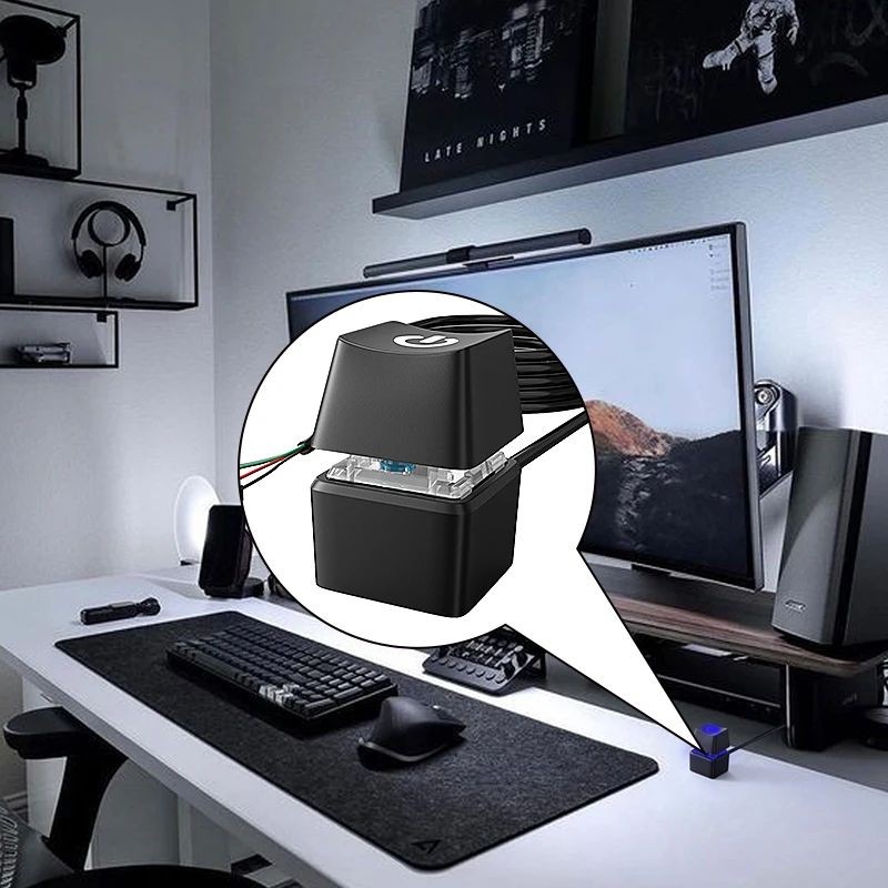 مفتاح طاقة LED دائري للمكتب مع - مراجعة Gaming Hardware And Accessories وسعره