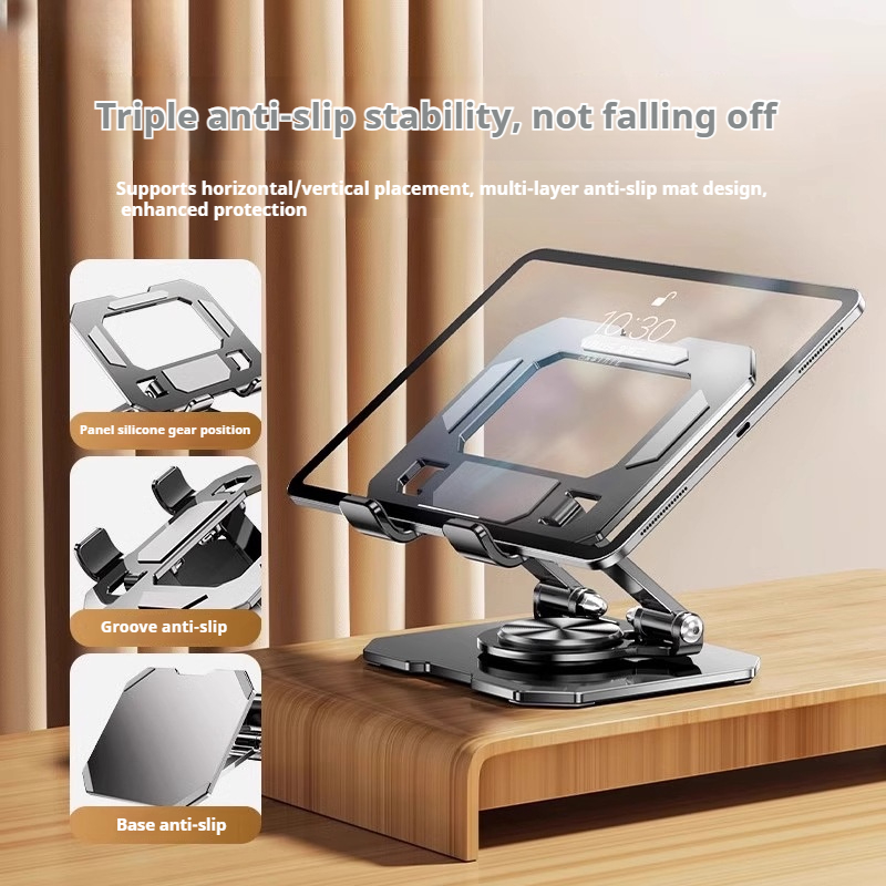360 °   حامل تابلت معدني دوار  - مراجعة Gaming Accessories Tablet وسعره