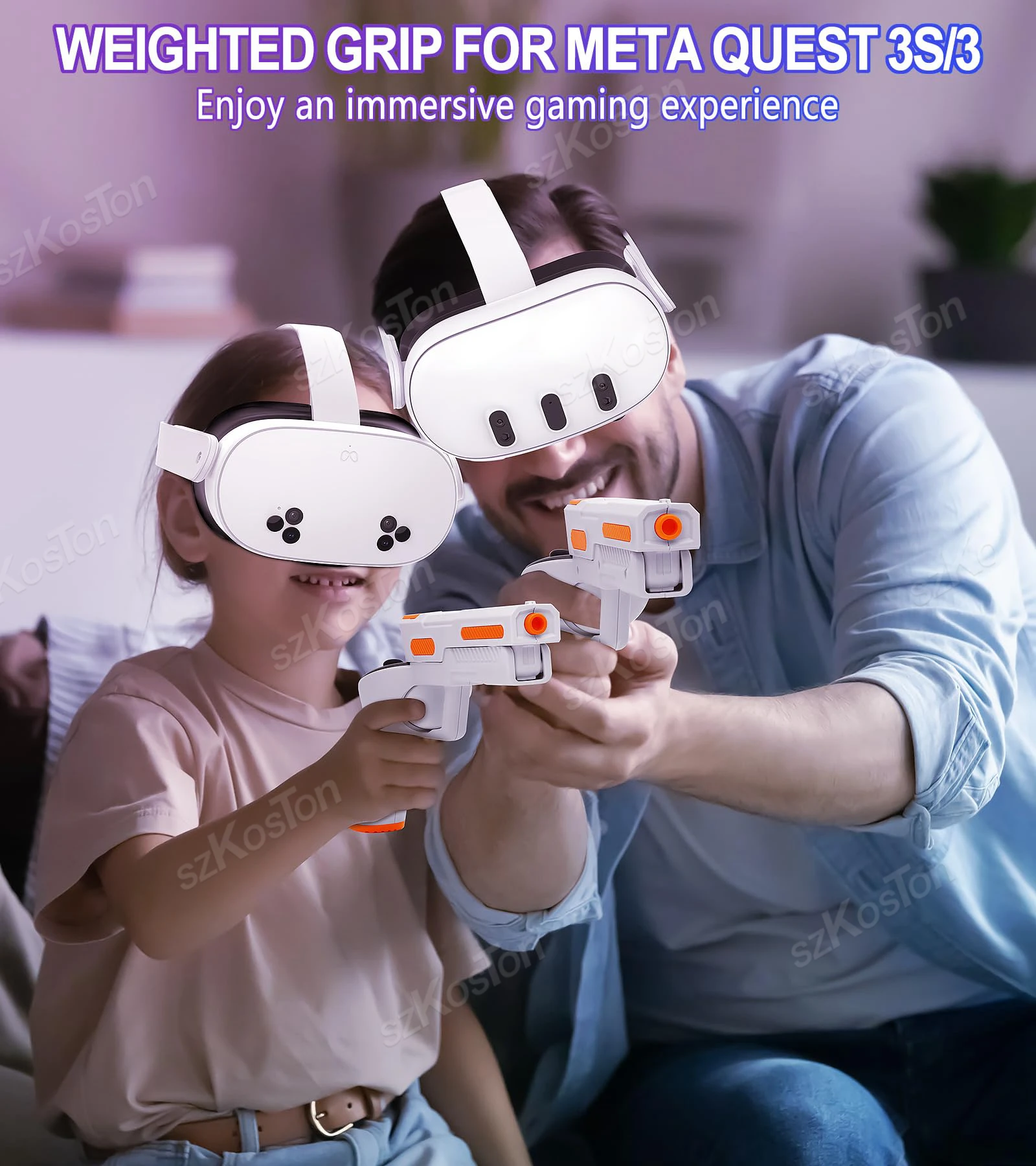 مقابض مسدس VR لوحدة تحكم Meta  - مراجعة Gaming Accessories Vr وسعره