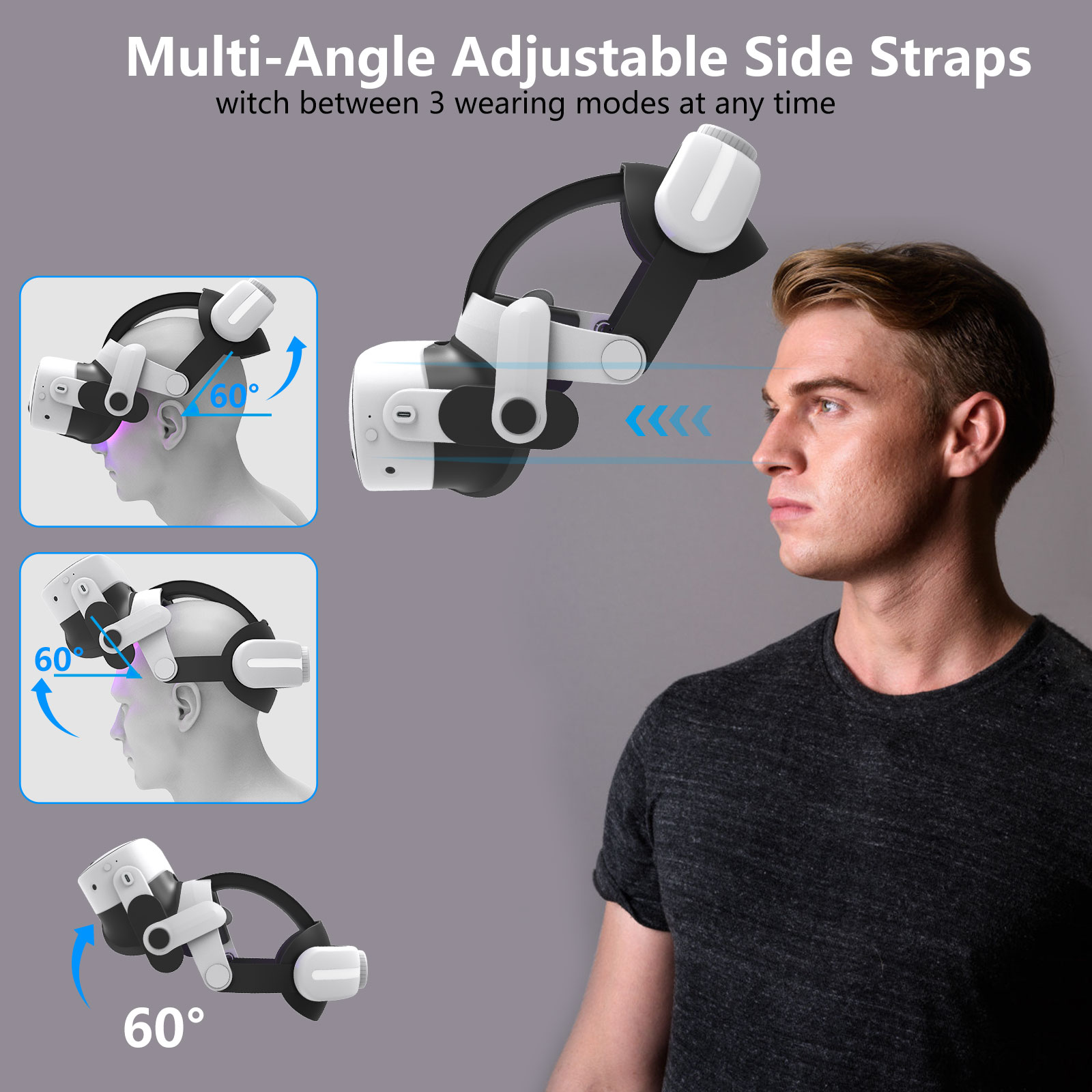 حزام رأس قابل للتعديل لـ Meta  - مراجعة Gaming Accessories Vr وسعره