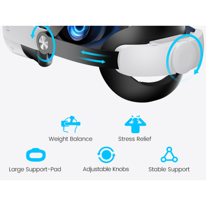 حزام رأس قابل للتعديل من BEBON - مراجعة Gaming Accessories Vr وسعره