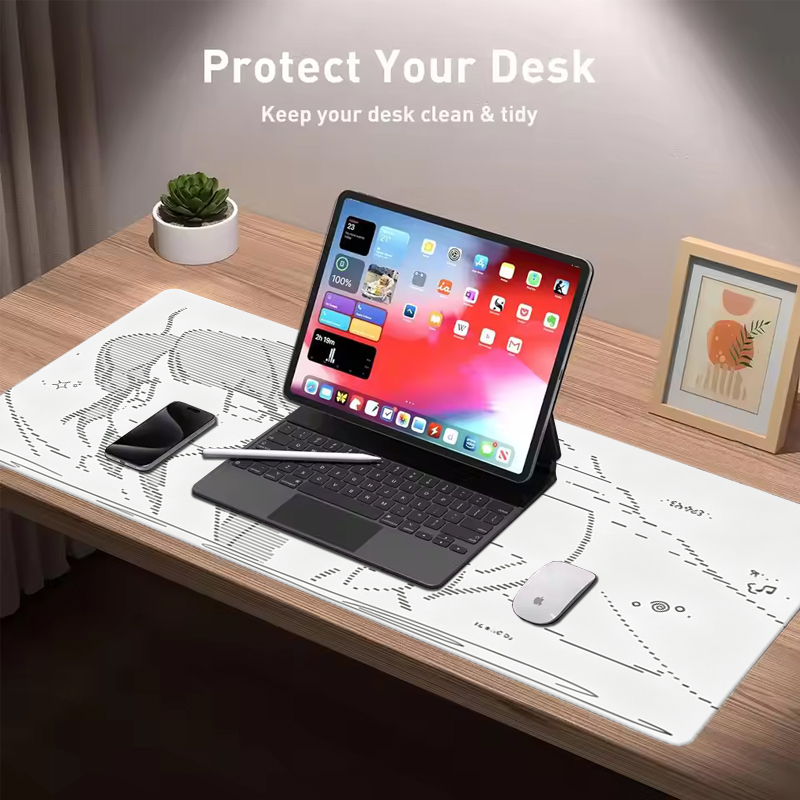 لوحة ماوس جلدية كبيرة بتصميم أ - مراجعة Gaming Accessories Girls وسعره
